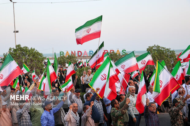 رزمایش جانفدا برای ایران، امام رضا (ع) در بندرعباس