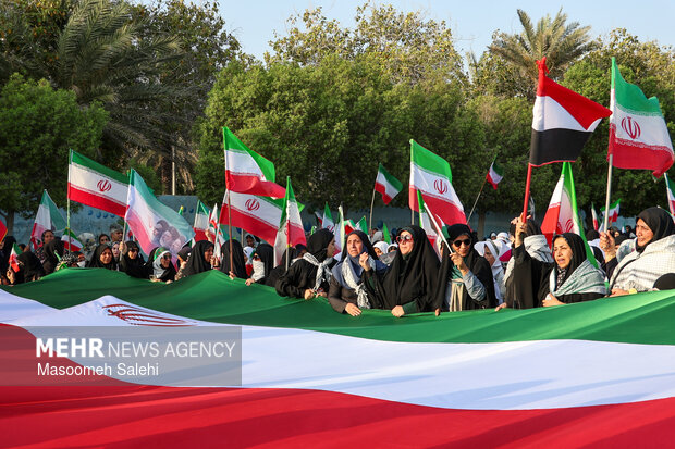 رزمایش جانفدا برای ایران، امام رضا (ع) در بندرعباس