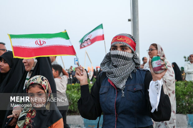 رزمایش جانفدا برای ایران، امام رضا (ع) در بندرعباس