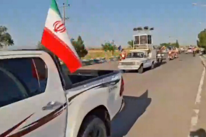 همایش خودرویی «جانفدایان ایران» با مرزداران تربت جام