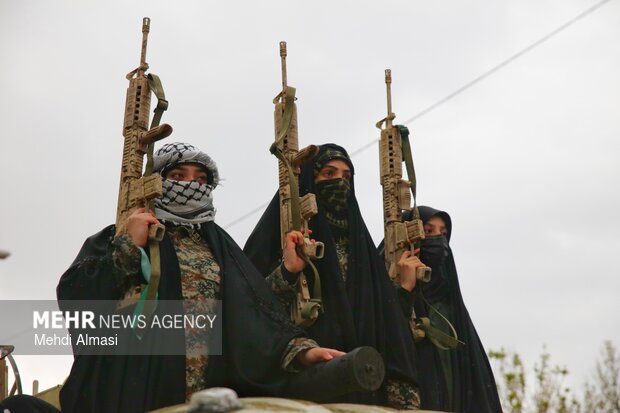 رزمایش جان فدایان امام رضایی در زنجان