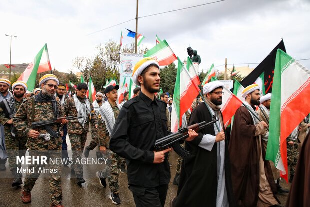 رزمایش جان فدایان امام رضایی در زنجان