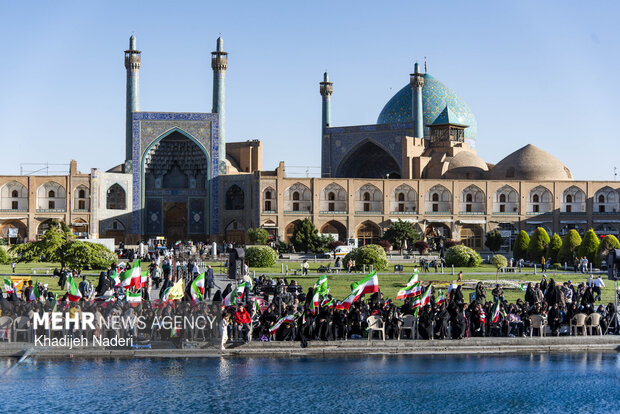 رزمایش جان‌فدایان ایران امام رضا (ع) در اصفهان