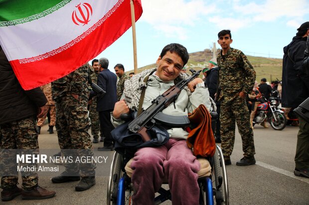 رزمایش جان فدایان امام رضایی در زنجان