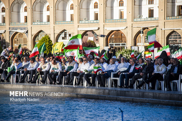 رزمایش جان‌فدایان ایران امام رضا (ع) در اصفهان