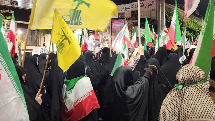 حماسه عاشقان امام رضا (ع) در نوشهر