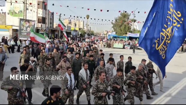 رزمایش جان فدایان ایران در دهدشت