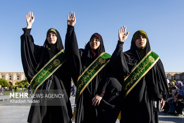 رزمایش جان‌فدایان ایران امام رضا (ع) در اصفهان