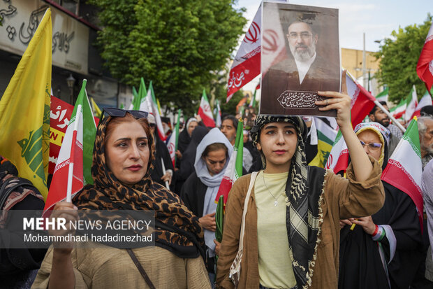 راهپیمایی جان‌فدایان ایران در شیراز