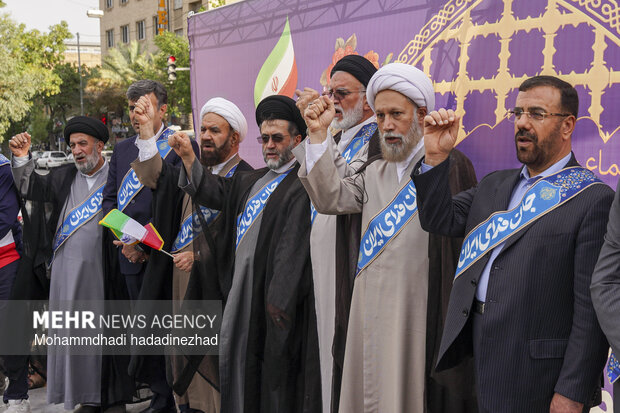 راهپیمایی جان‌فدایان ایران در شیراز