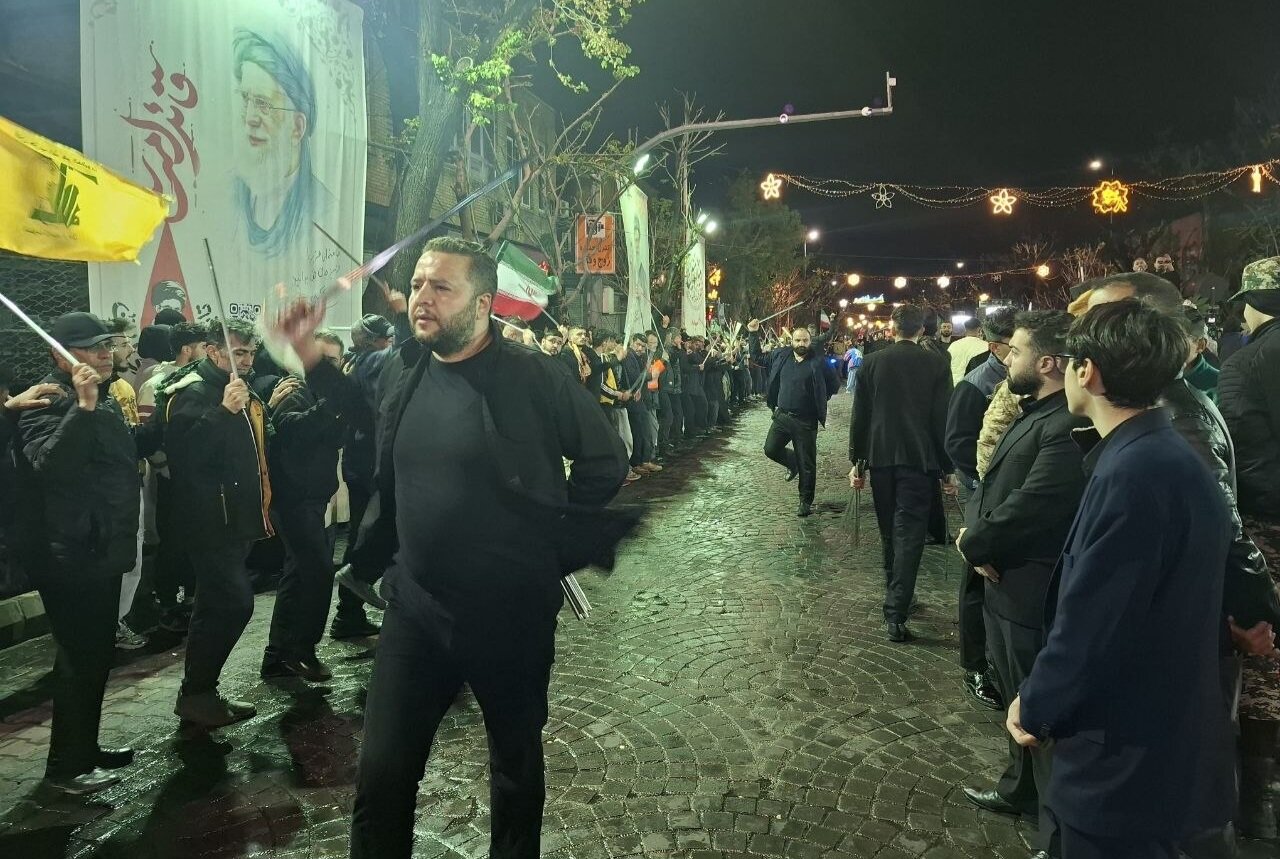 دسته‌های حسینی تبریز در شامگاه ولادت امام رضا(ع)