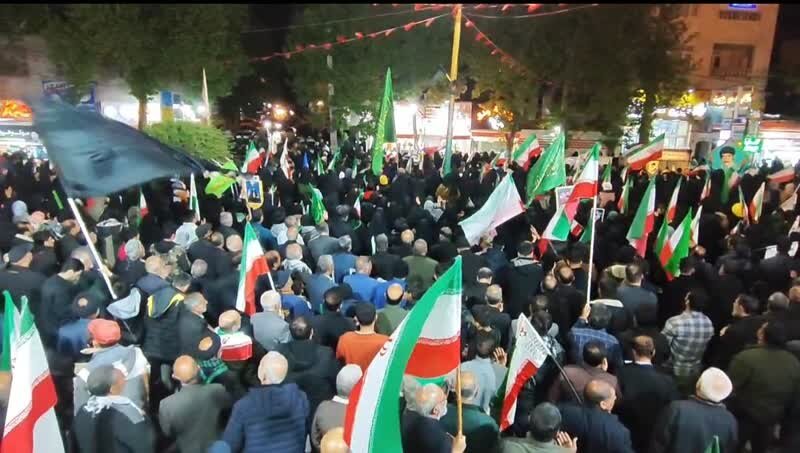 میدان‌داری مردم کلاله در شب‌های همبستگی