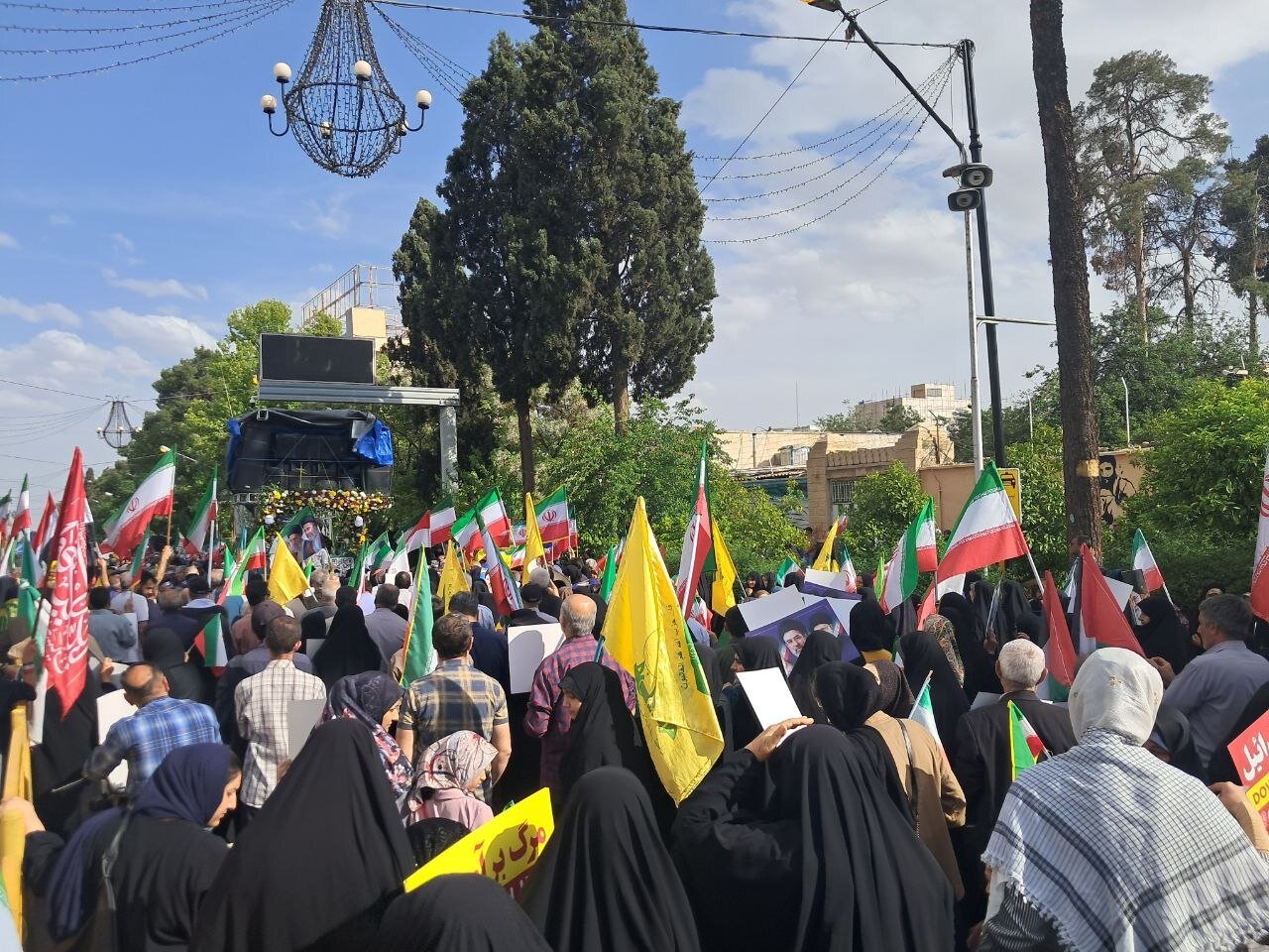 شیراز مهیا برگزاری راهپیمایی «جان‌فدایان ایران»