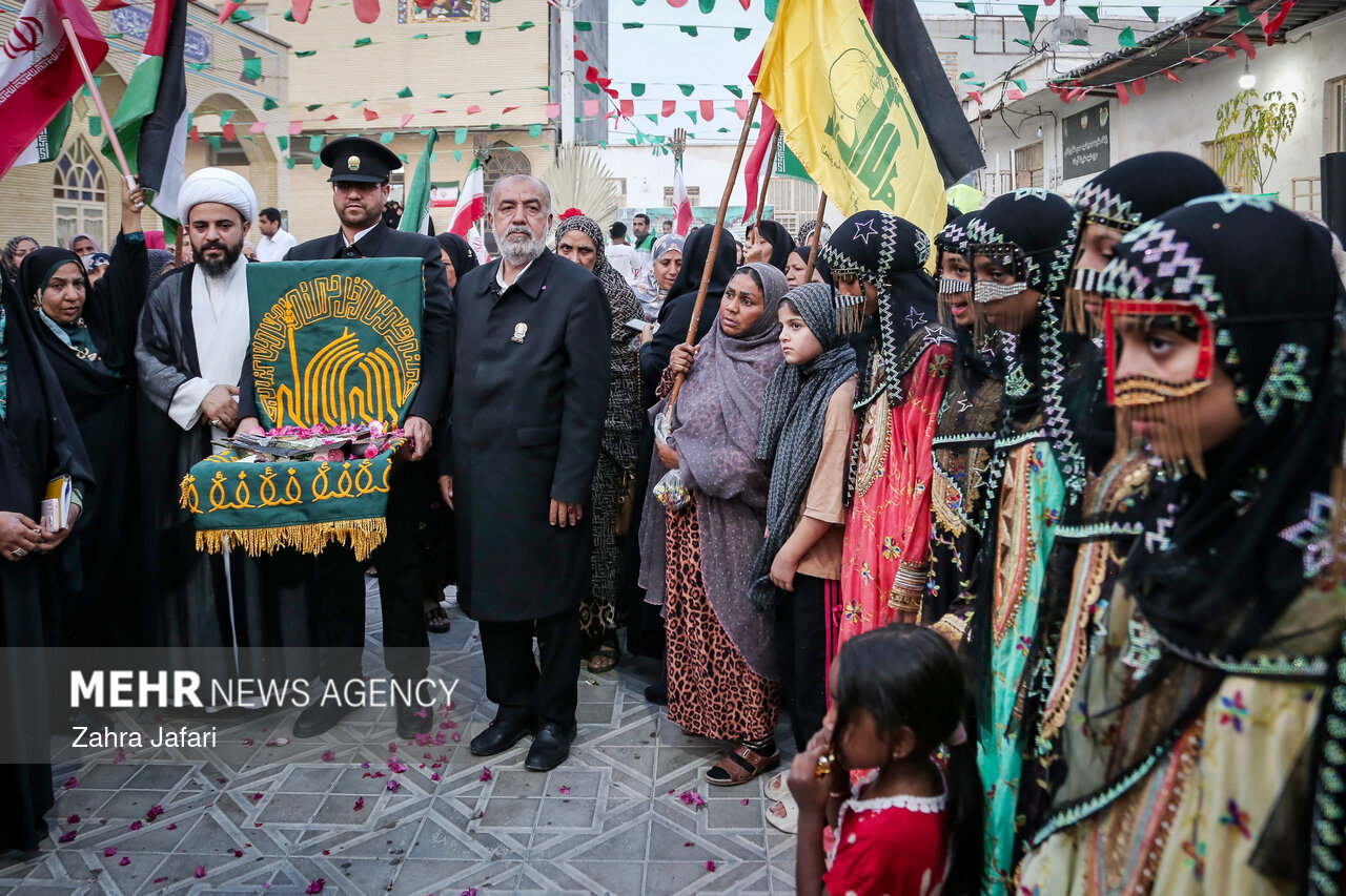 حضور کاروان‌ زیرسایه خورشید در هرمزگان