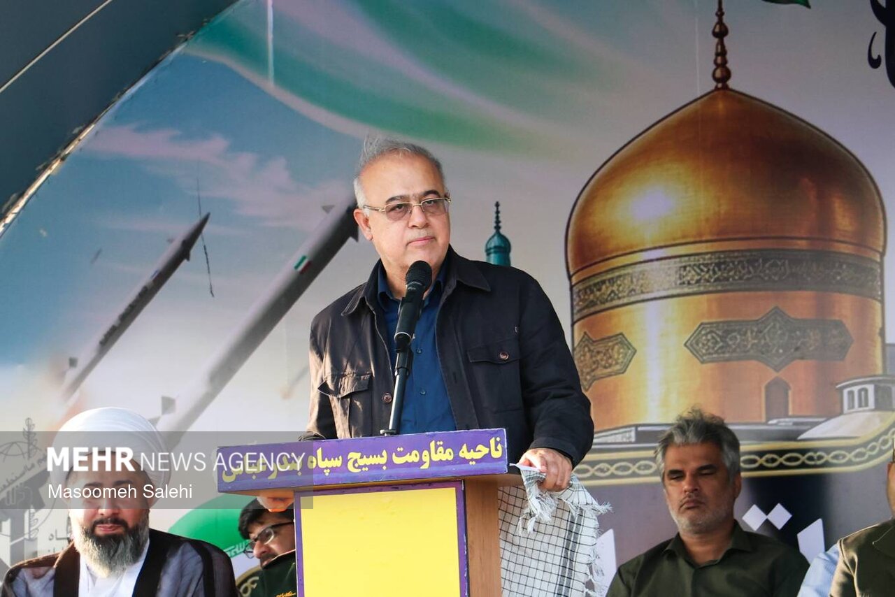 آشوری: پیام رزمایش «جانفدا برای ایران» ایستادگی تا دفع شر دشمن است