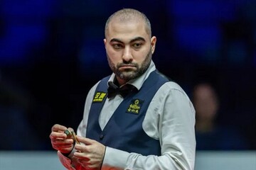 حسین وفایی به کار خود در مسابقات اسنوکر قهرمانی جهان پایان داد