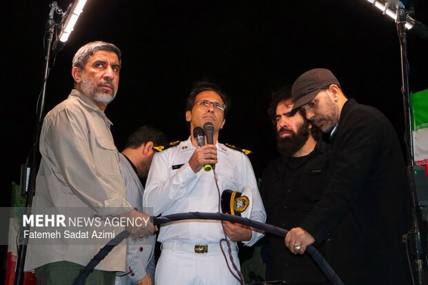 رزمایش جان فدا برای ایران امام رضایی در قم