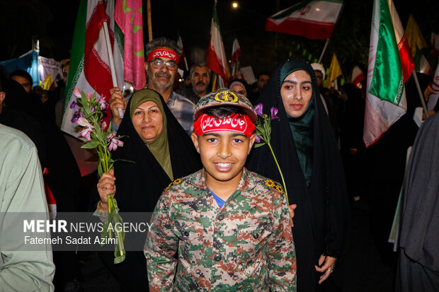 رزمایش جان فدا برای ایران امام رضایی در قم
