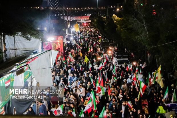 رزمایش جان فدا برای ایران امام رضایی در قم