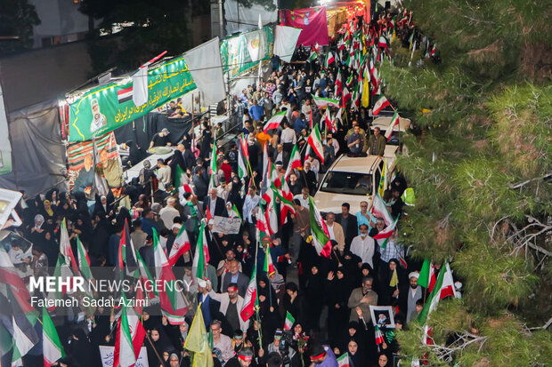 رزمایش جان فدا برای ایران امام رضایی در قم