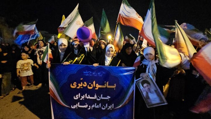 امام جمعه دیر: رزمایش «بانوان جان‌فدا» پیام بیداری ملت است