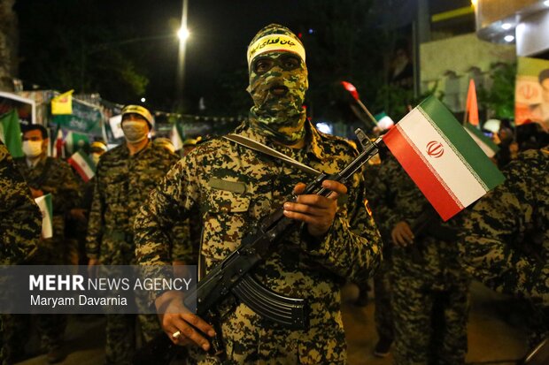 رزمایش جان فدا برای ایران امام رضایی در بجنورد