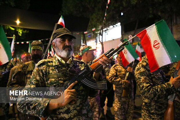 رزمایش جان فدا برای ایران امام رضایی در بجنورد