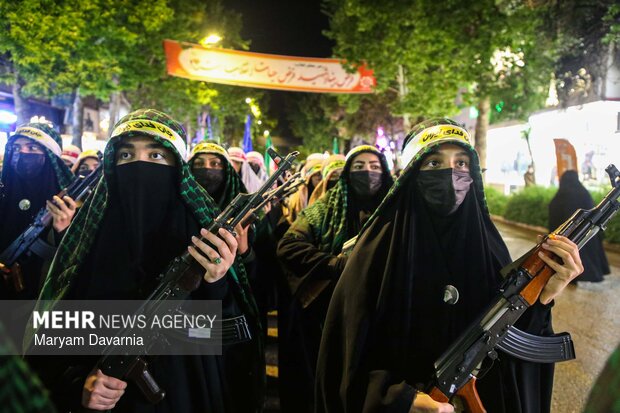 رزمایش جان فدا برای ایران امام رضایی در بجنورد