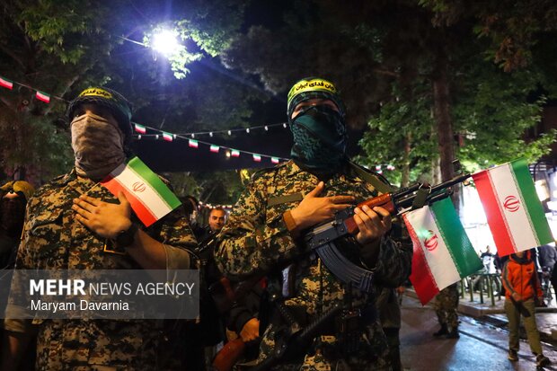 رزمایش جان فدا برای ایران امام رضایی در بجنورد