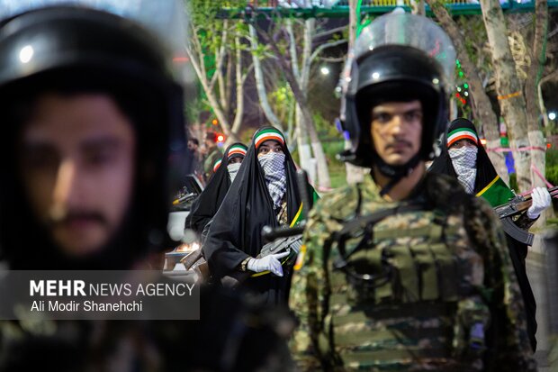 رزمایش جان فدایان امام رضایی در مشهد