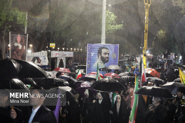 رزمایش جان فدایان امام رضایی در تبریز