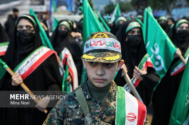 رزمایش جان فدایان امام رضایی در تبریز