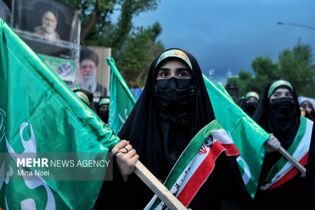 رزمایش جان فدایان امام رضایی در تبریز