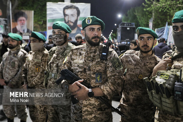 رزمایش جان فدایان امام رضایی در تبریز