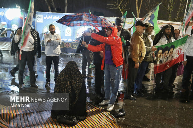 رزمایش جان فدایان امام رضایی در تبریز