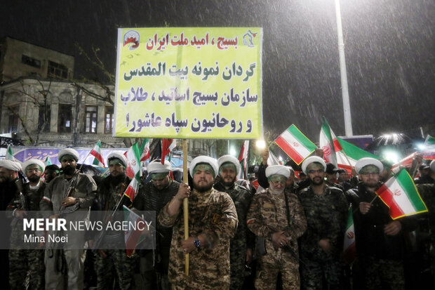 رزمایش جان فدایان امام رضایی در تبریز