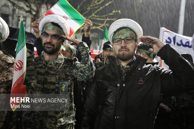 رزمایش جان فدایان امام رضایی در تبریز