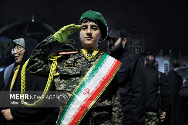 رزمایش جان فدایان امام رضایی در تبریز