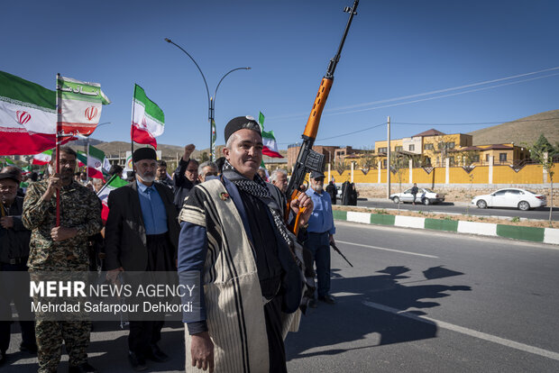 رزمایش جان فدایان امام رضایی در شهرکرد
