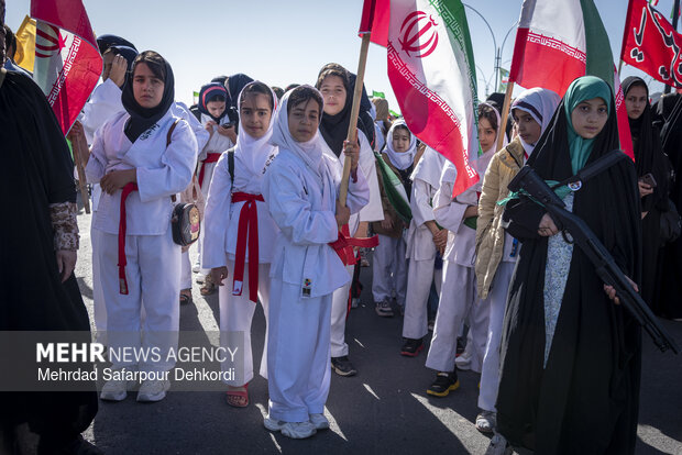 رزمایش جان فدایان امام رضایی در شهرکرد