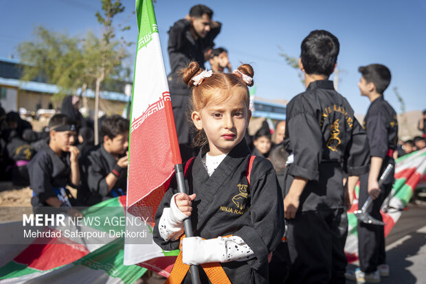 رزمایش جان فدایان امام رضایی در شهرکرد