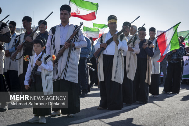 رزمایش جان فدایان امام رضایی در شهرکرد
