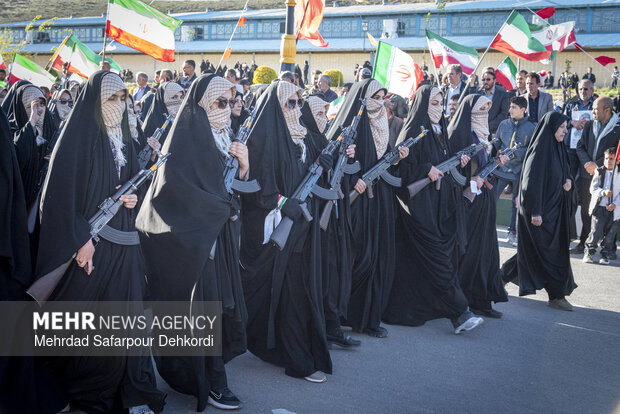 رزمایش جان فدایان امام رضایی در شهرکرد