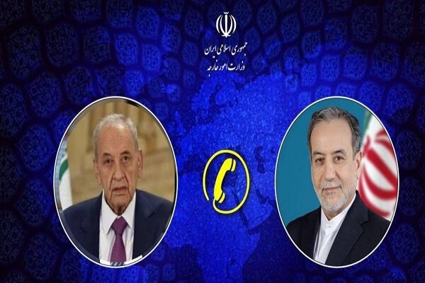ایرانی وزیر خارجہ عراقچی اور لبنانی اسپیکر نبیہ بری کی ٹیلیفونک گفتگو