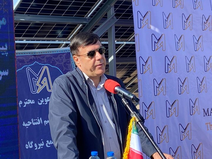 افتتاح فاز نخست اولین مجتمع نیروگاه های خورشیدی کشور در شمال کرمان