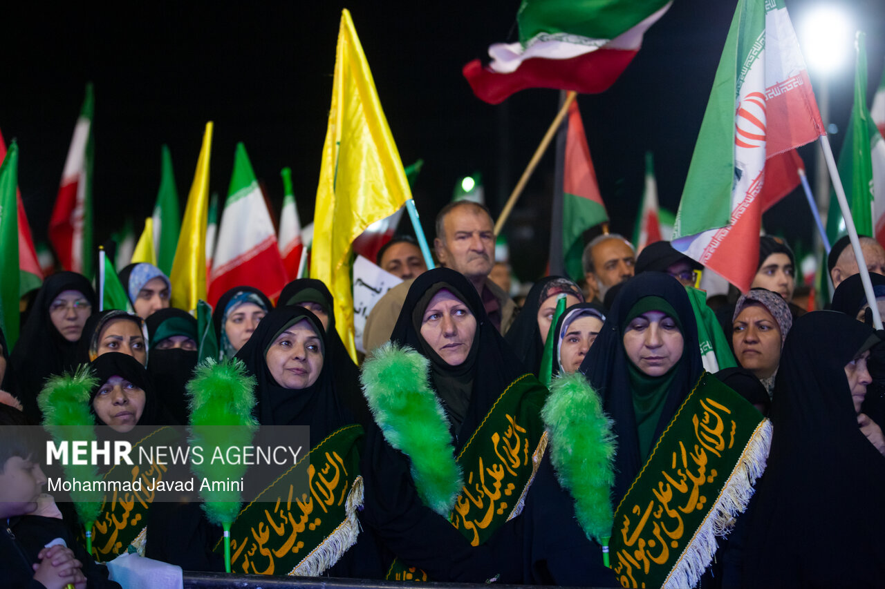 رزمایش جان فدا برای ایران امام رضایی در قزوین