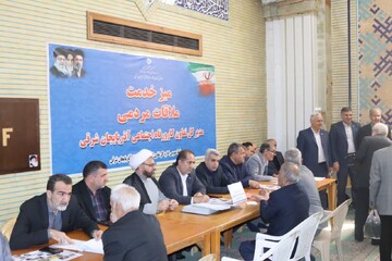 برگزاری میز خدمت و دیدار مردمی مدیرکل تعاون، کار در مصلی تبریز