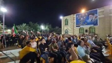 اجتماع شبانه مردم آبدان