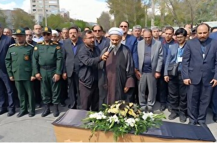 پیکر استاد شعر و ادب «حیدر عباسی» در مراغه تشییع شد