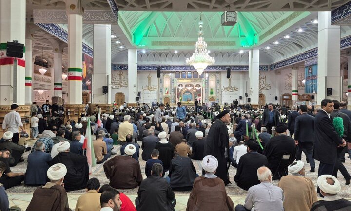 آیین ملی اربعین شهید دکتر علی لاریجانی در قم